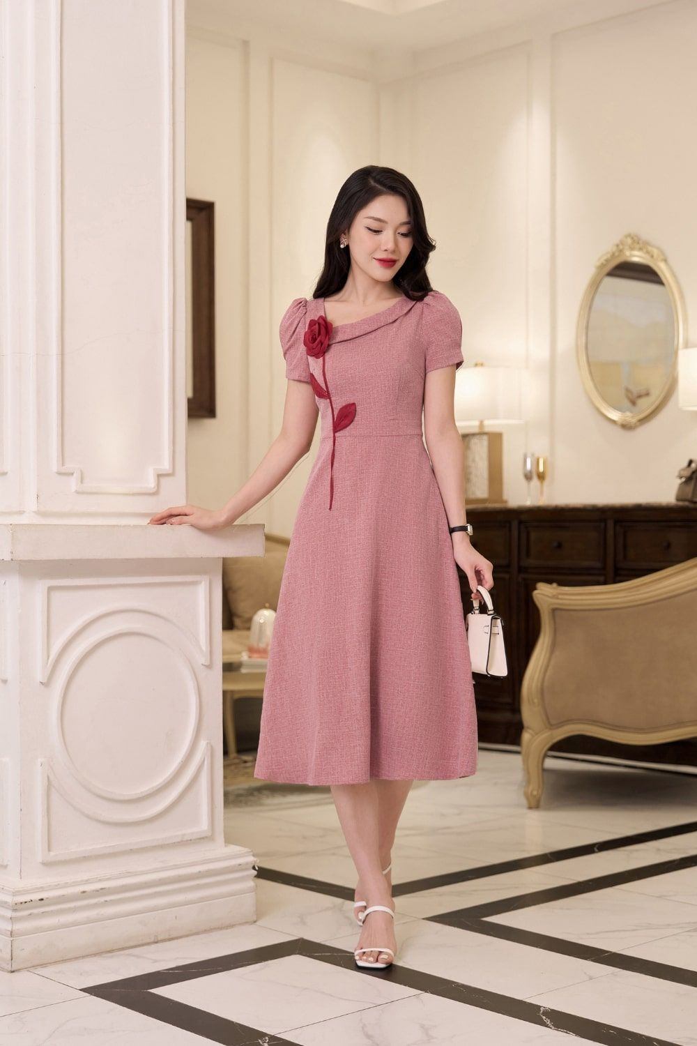 shop đầm trung niên sang trọng