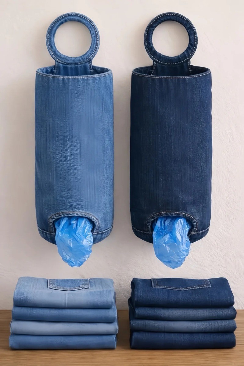 cách tái chế quần jean cũ