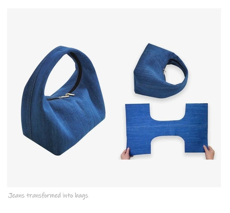 cách tái chế quần jean cũ