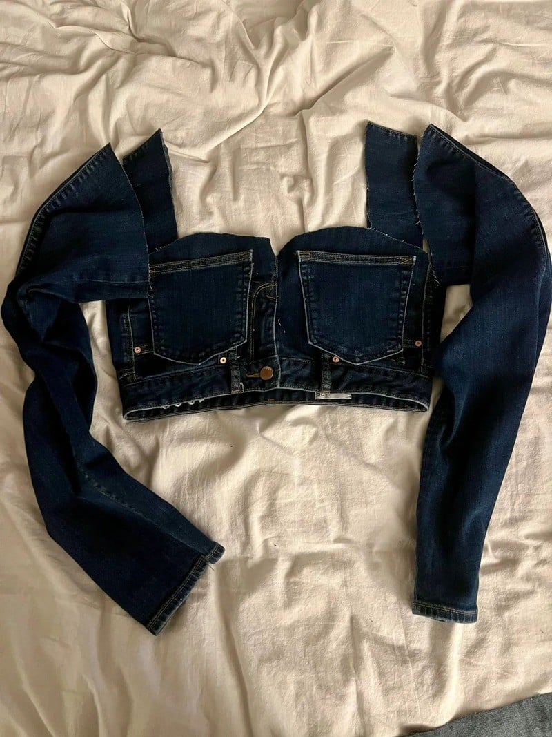 cách tái chế quần jean cũ