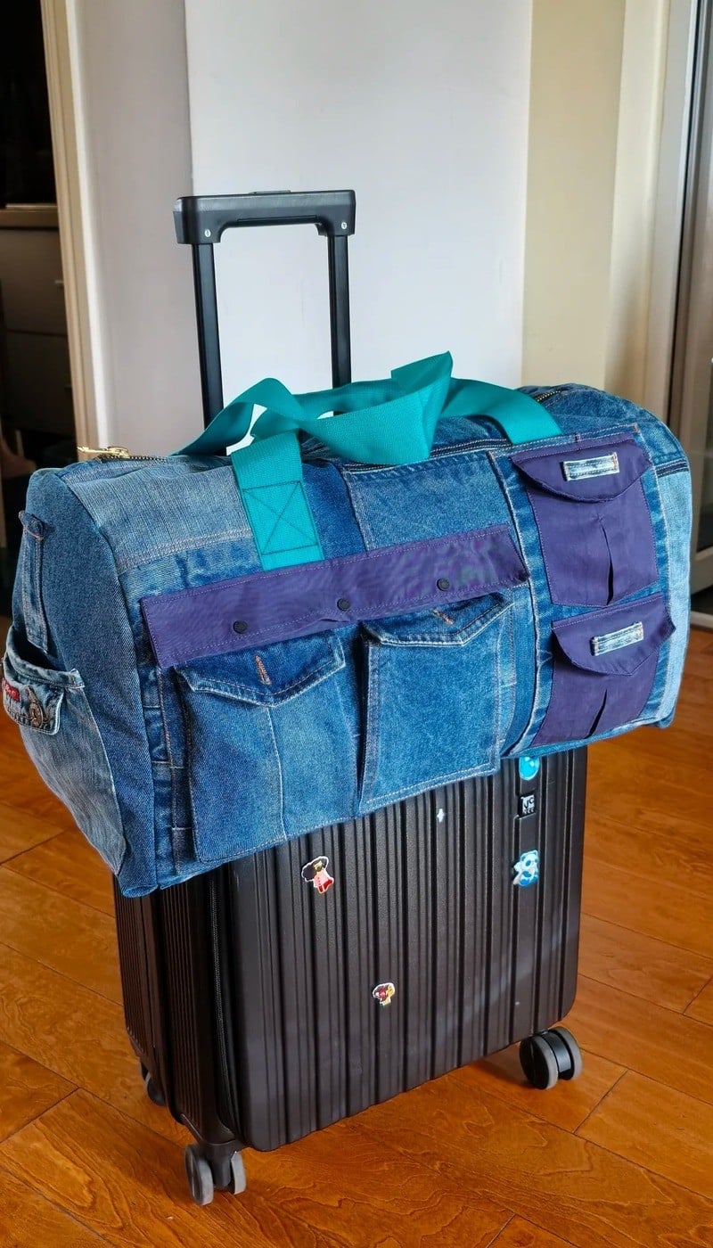 cách tái chế quần jean cũ