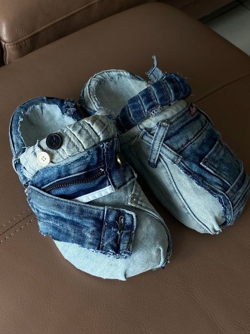 cách tái chế quần jean cũ