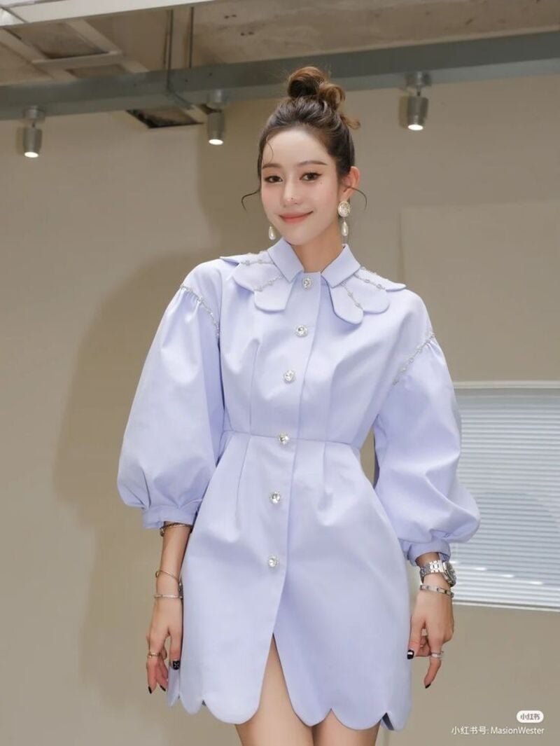 váy tay phồng