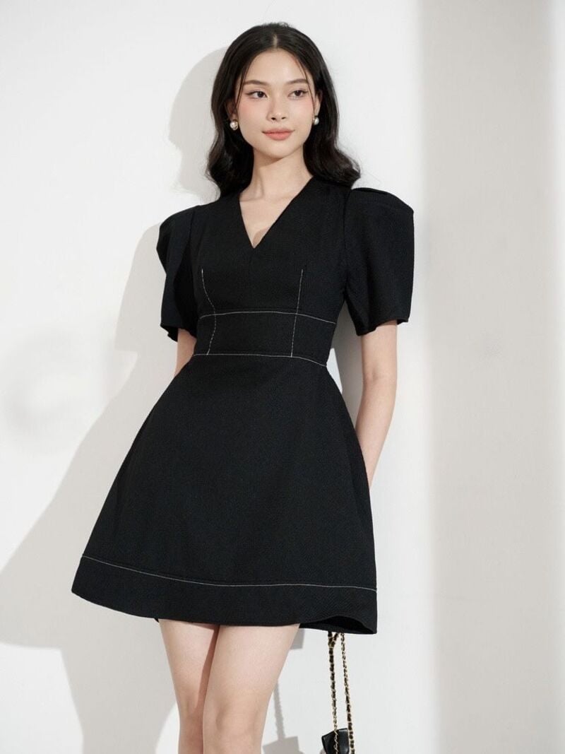 váy tay phồng