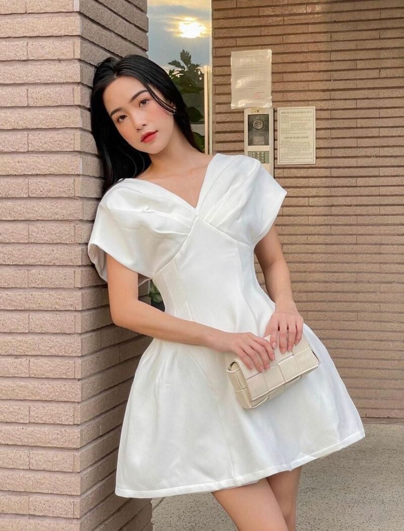 váy tay phồng