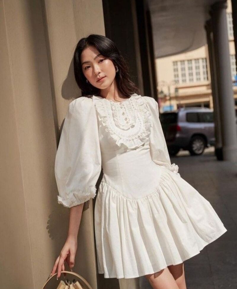 váy tay phồng