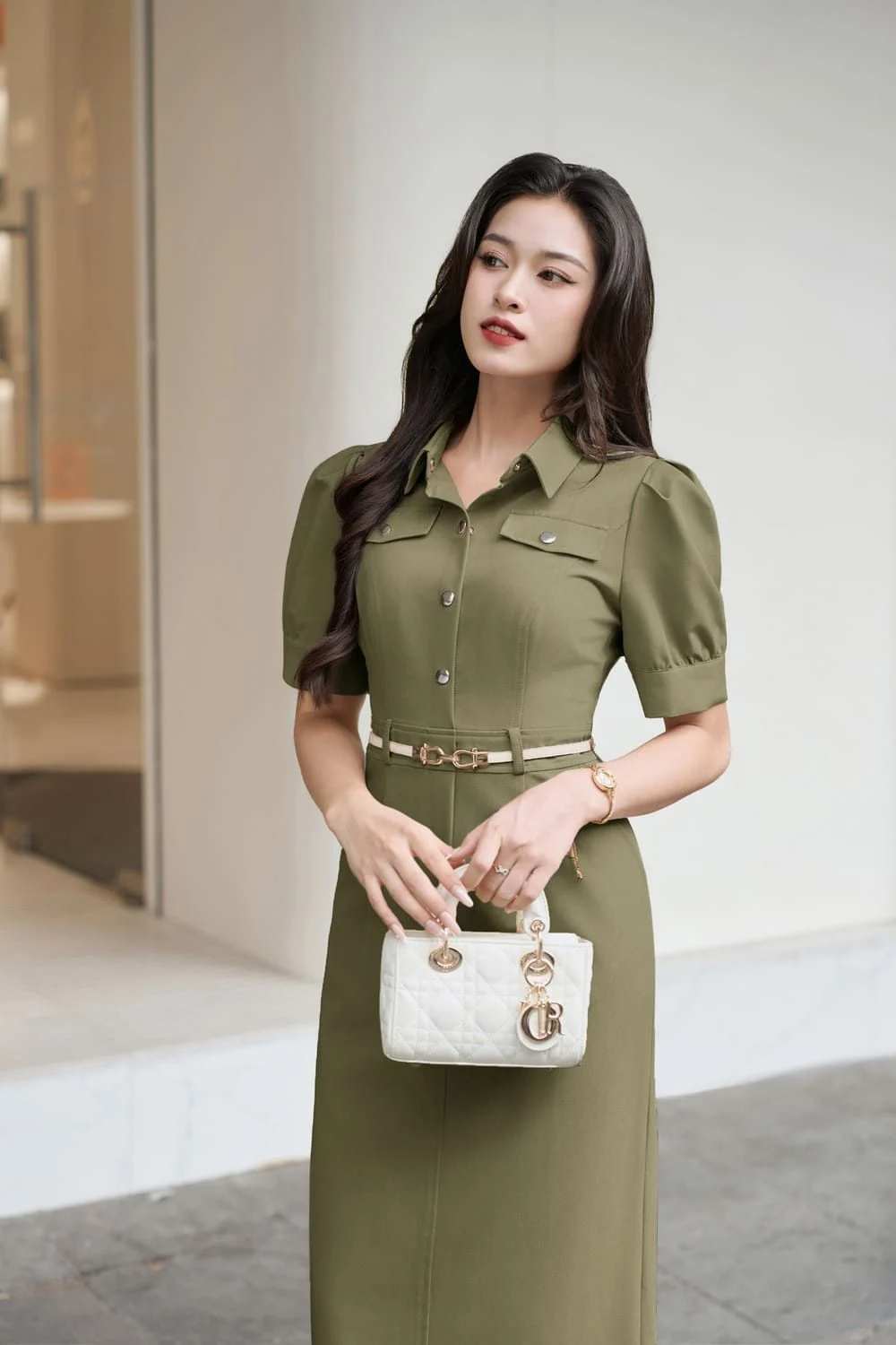 váy tay phồng