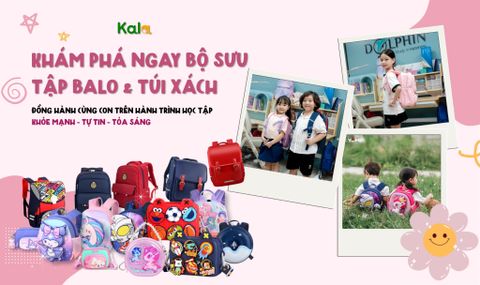 Khám phá bộ sưu tập Balo & Túi xách thời trang cao cấp cho trẻ em tại Kalabooks