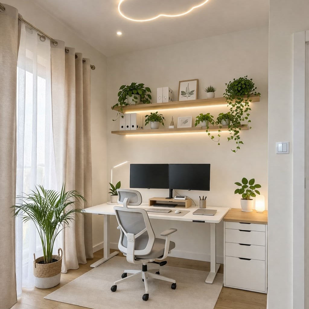 Làm mới góc làm việc đón mùa xuân – Ý tưởng setup nhẹ nhàng.