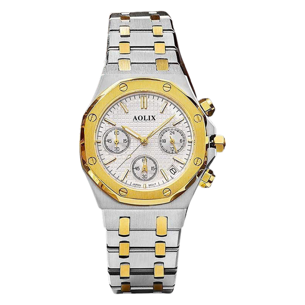 đồng hồ nữ dây thép 6 kim chronograph aolix al-7092l