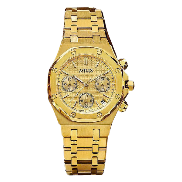 đồng hồ nữ dây thép 6 kim chronograph aolix al-7092l