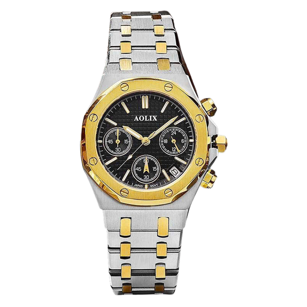 đồng hồ nữ dây thép 6 kim chronograph aolix al-7092l