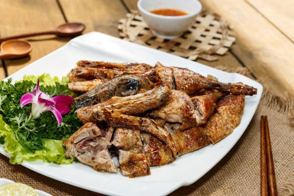 Vịt trời nướng Cầm Viên Quán Hà Nội