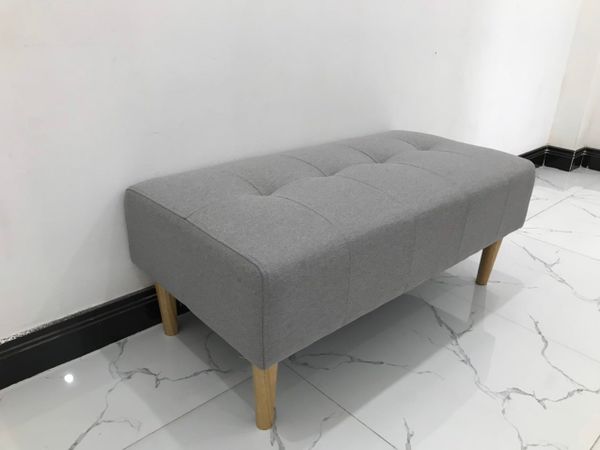 sofa, ghế sofa, sofa đôn xám trắng, sofa đôn 1m x 50
