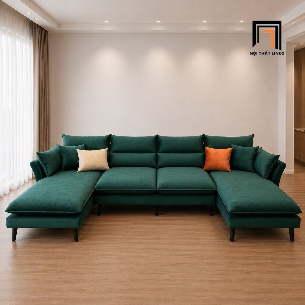 sofa chữ U dài 3m giá rẻ