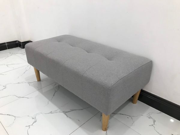 sofa, ghế sofa, sofa đôn xám trắng, sofa đôn 1m x 50