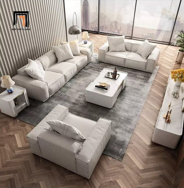sofa, ghế sofa, bộ ghế sofa module sang trọng, set ghế sofa cao cấp, sofa U 3m7