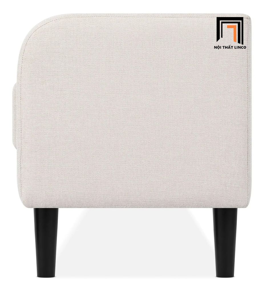 sofa đôn dài 1m3 xám trắng cho phòng ngủ