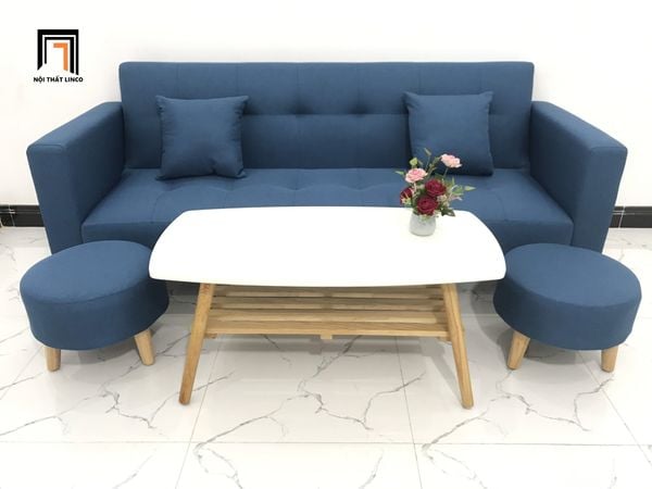 sofa, ghế sofa, bộ ghế sofa xanh dương, sofa giá rẻ, bộ ghế sofa phòng khách, sofa căn hộ chung cư, sofa dài 2m