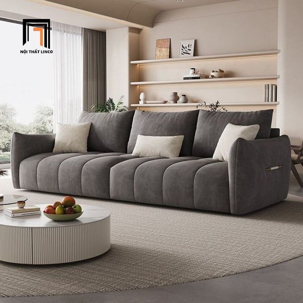 sofa, ghế sofa, sofa băng, sofa văng vải nhung, sofa băng 2m, ghế sofa cho sảnh chờ tiệm shop, sofa băng gia đình
