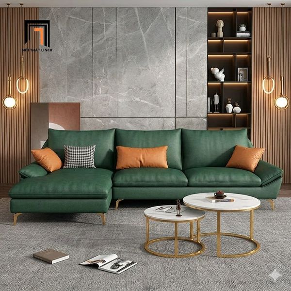 sofa, ghế sofa, sofa góc da công nghiệp, bộ ghế sofa góc 2m4 x 1m6, sofa góc phòng khách hiện đại, ghế sofa gia đình