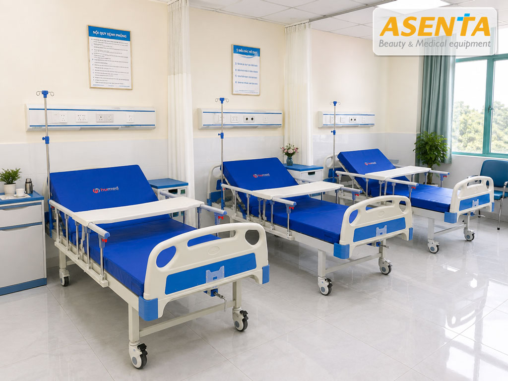 Giường y tế Humed được sử dụng rộng rãi trong bệnh viện