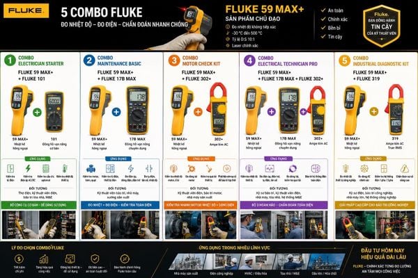 Combo Fluke 59 max Plus