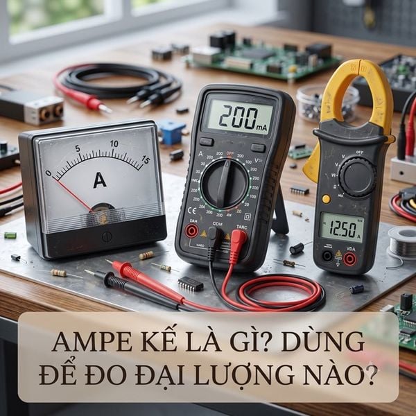 Ampe kế là gì? Dùng để đo đại lượng nào?