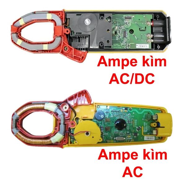 Các linh kiện bên trong Ampe kìm AC/DC và Ampe kìm AC