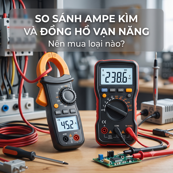 So sánh Ampe kìm và Đồng hồ vạn năng