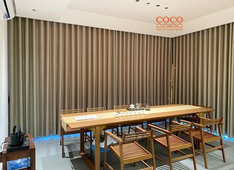Rèm vải cho nhà hàng