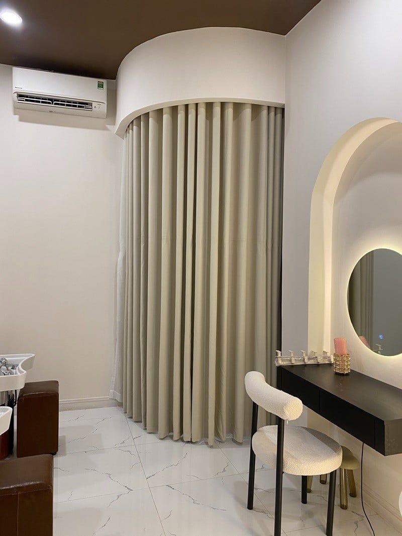 Rèm voan cho khu vực thay đồ