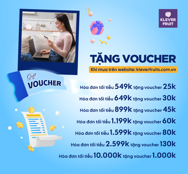Chương trình khuyến mãi tại Klever Fruit