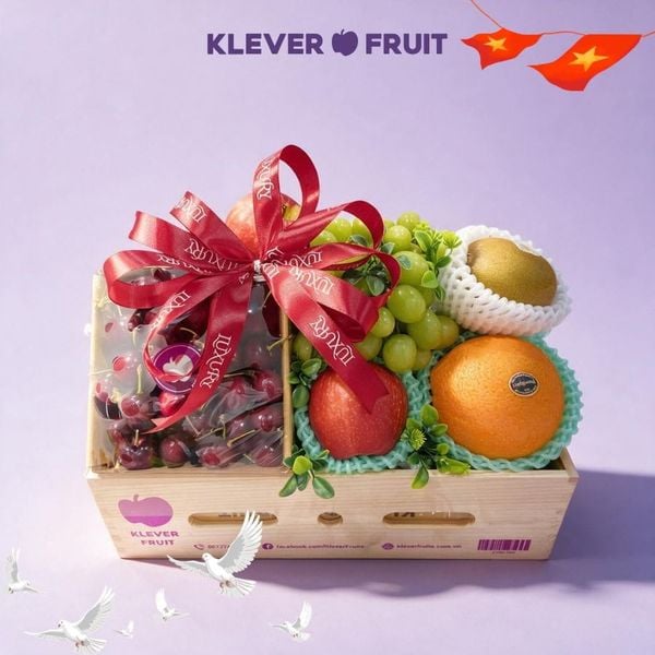 Klever Fruit Trân Trọng Kỷ Niệm 81 Năm Ngày Quốc Khánh 2/9 Hộp Quà Trái Cây Chúc Mừng Quốc Khánh 2/9 - Vinh Quang