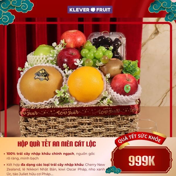 Giỏ Quà Tết 1 Triệu An Niên Cát Lộc – Lựa Chọn Tinh Tế Cho Tết 2026