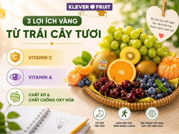 Quà Tặng Khai Giảng Bằng Trái Cây Tươi - Lời Chúc Sức Khỏe Cho Năm Học Mới Bổ sung vitamin từ trái cây tươi giúp cô và trò có thật nhiều năng lượng cho những tiết học