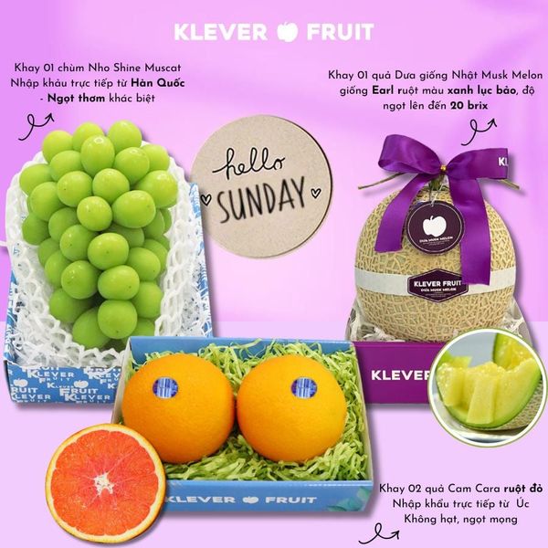 Chủ Nhật Tĩnh Tâm – Combo Trái Cây Thanh Lọc Cơ Thể Klever Fruit