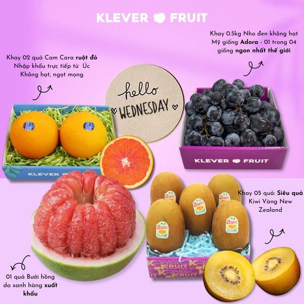 Thứ 4 Tươi Mát – Vitamins Cho Gia Đình 5 Người Từ Trái Cây Cao Cấp