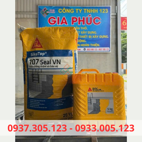 CHỐNG THẤM SIKATOP SEAL 107 - CHỐNG THẤM BỂ NƯỚC, TẦNG HẦM, BỂ BƠI giá rẻ chất lượng cao hồ chí minh