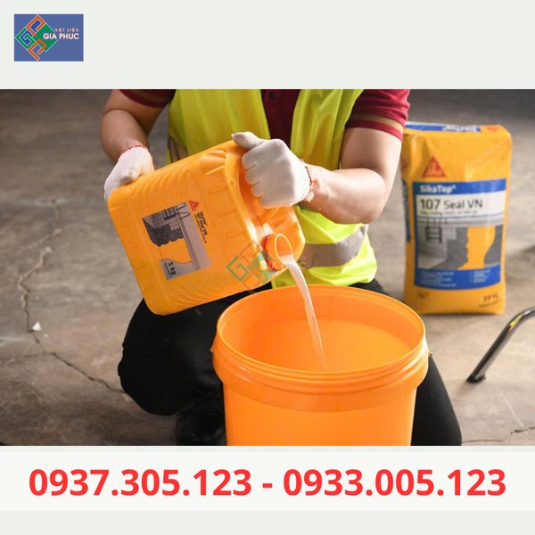 CHỐNG THẤM SIKATOP SEAL 107 - CHỐNG THẤM BỂ NƯỚC, TẦNG HẦM, BỂ BƠI giá rẻ chất lượng cao hồ chí minh