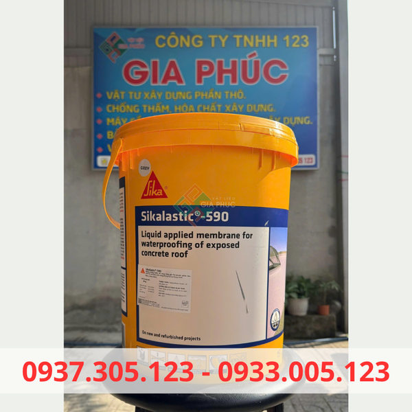 CHỐNG THẤM SÀN MÁI SÂN THƯỢNG SIKA LASTIC 590 - CHỐNG TIA UV GIÁ RẺ CHẤT LƯỢNG CAO GIÁ TỐT HỒ CHÍ MINH