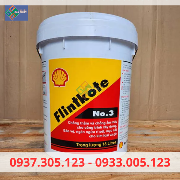 CHỐNG THẤM FLINKOTE SHEEL ĐEN 18L - CHỐNG THẤM BỂ BƠI VÀ MÁI NHÀ GIÁ RẺ CHẤT LƯỢNG CAO MIỀN NAM
