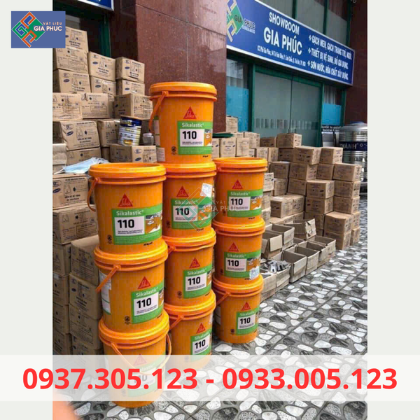SƠN CHỐNG THẤM SIKALASTIC 110 POLYURETHANE DẠNG LỎNG 1 THÀNH PHẦN giá tốt giá rẻ chất lượng cao miền nam hồ chí minh