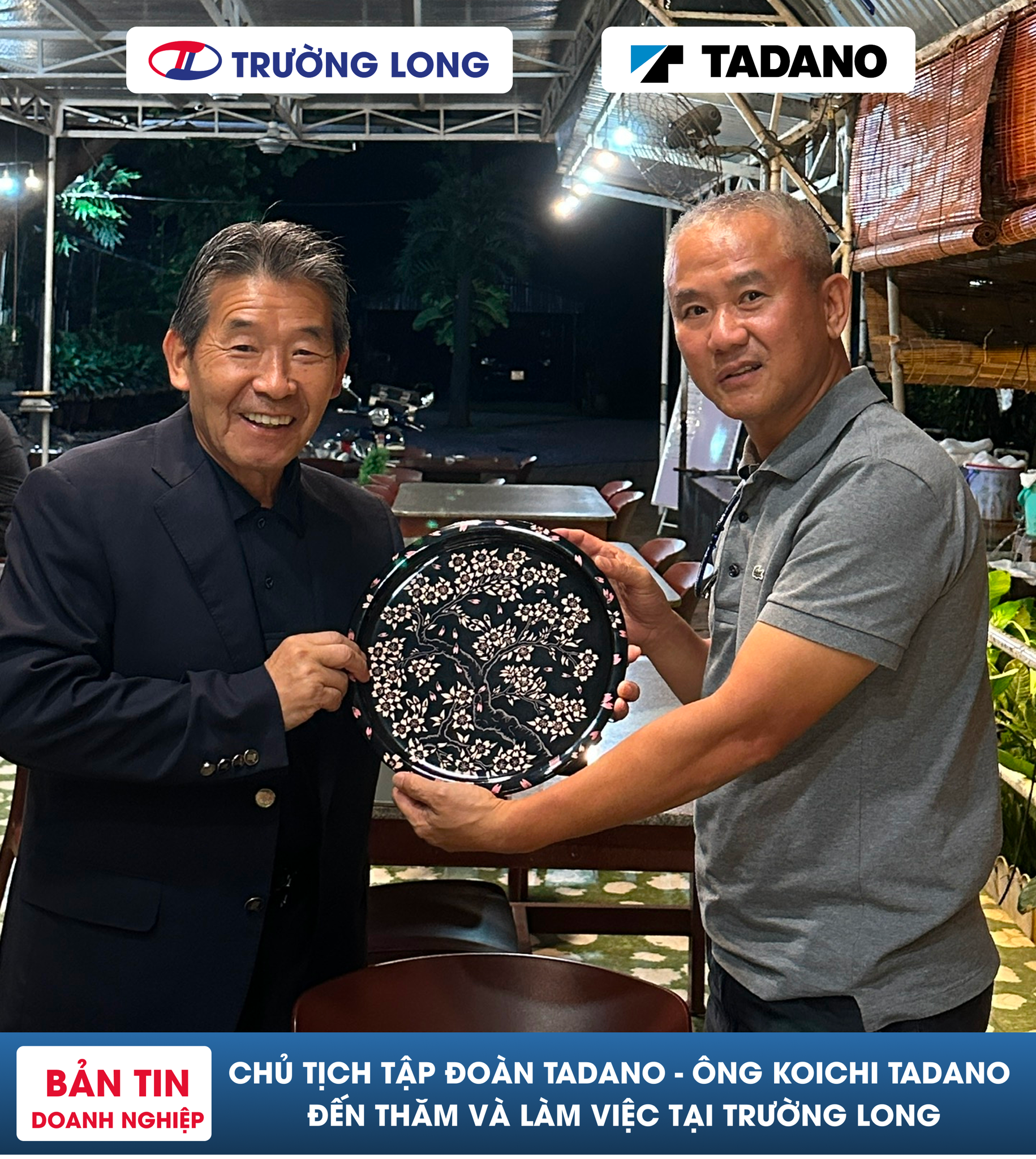 chủ tịch tập đoàn Tadano