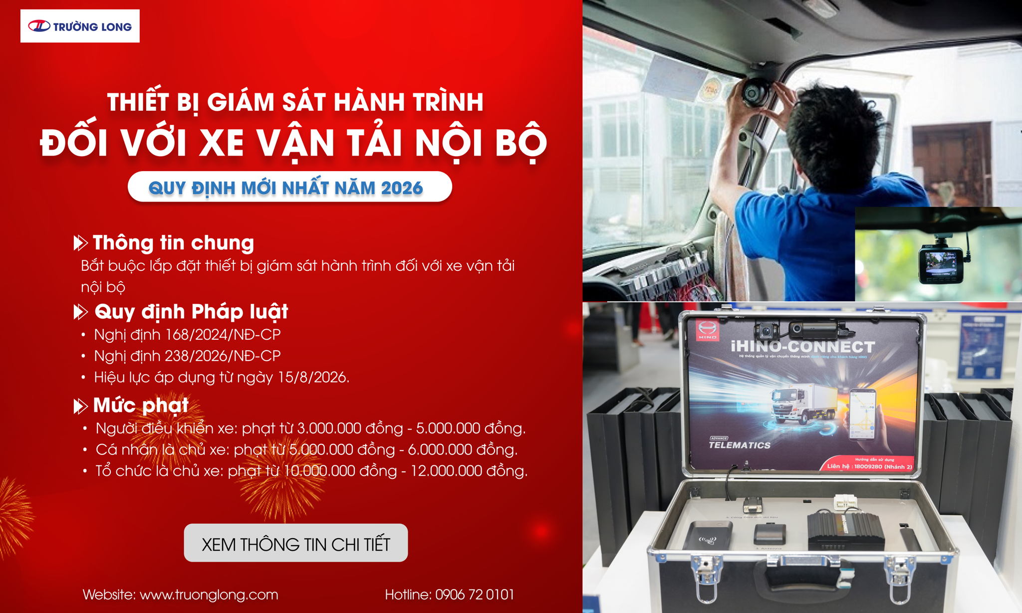 QUY ĐỊNH LẮP THIẾT BỊ GIÁM SÁT HÀNH TRÌNH