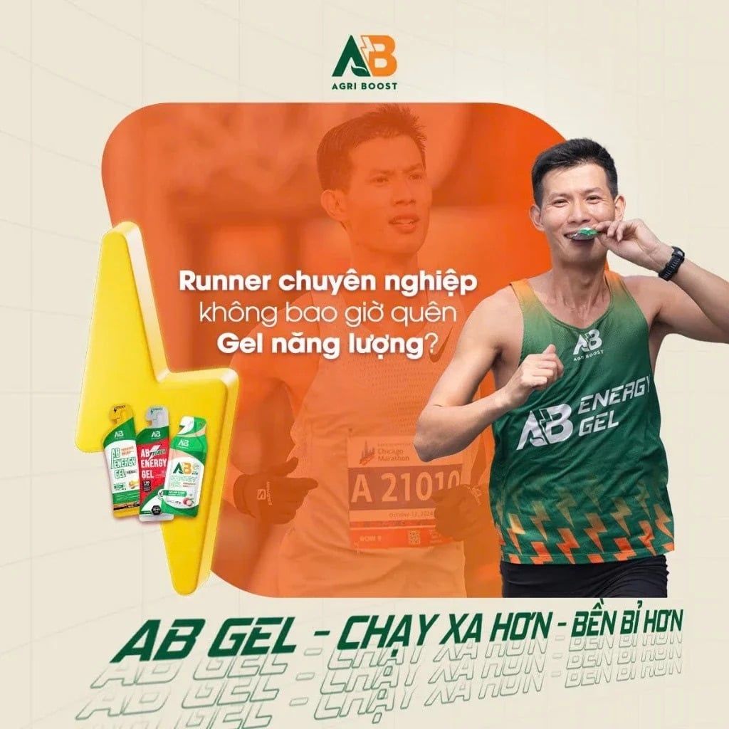 Runner Dùng Gel Năng Lượng AB