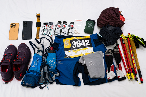 Runner chạy trail 75km trên cung đường đồi núi