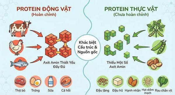 Nên chọn đạm thực vật hay đạm động vật