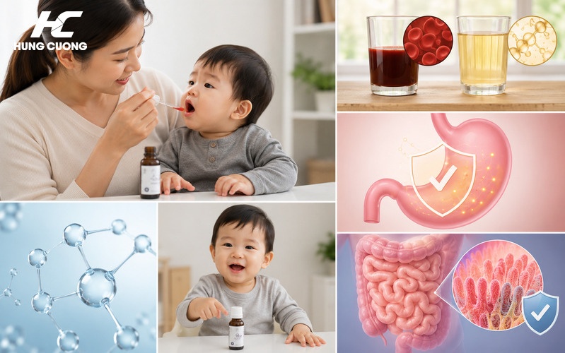 Lựa chọn dạng Sắt phù hợp với hệ tiêu hóa non nớt