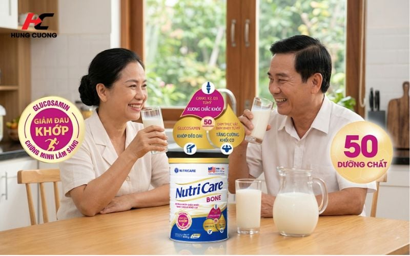 Thành phần nổi bật của sữa bột Nutricare Bone